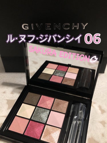 🌸GIVENCHY ル・ヌフ・ジバンシイ
　2021 SPRING COLLECTION🌸

※4枚目に目のアップあるので苦手な方はご注意を⚠️

日本限定発売の春パレット♡
まさに桜のような儚げであり