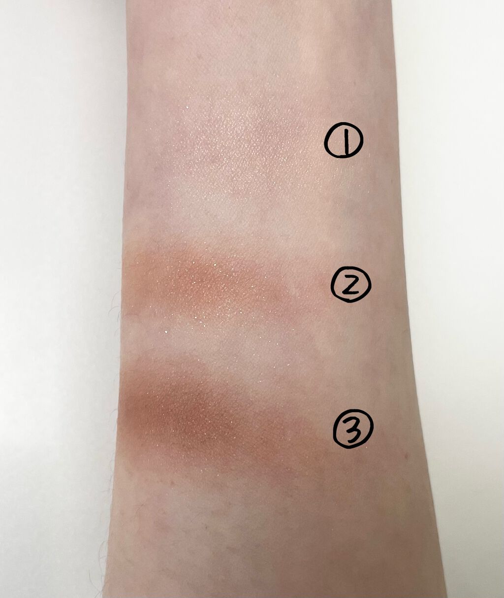 トーンアップアイシャドウ/CEZANNE/アイシャドウパレットを使ったクチコミ(4枚目)