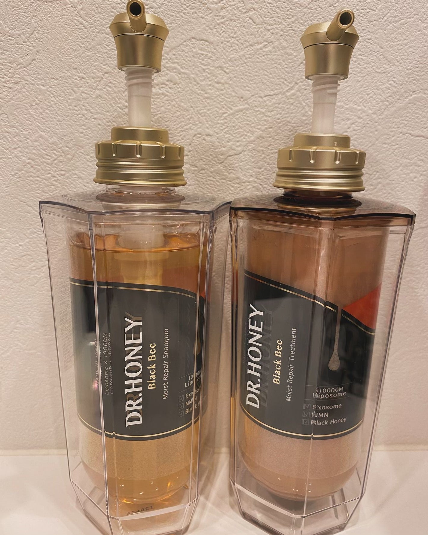 Carrie125 on LIPS 「【DRハニーブラックビーモイストリペアシャンプー ヘアトリート..」(1枚目)