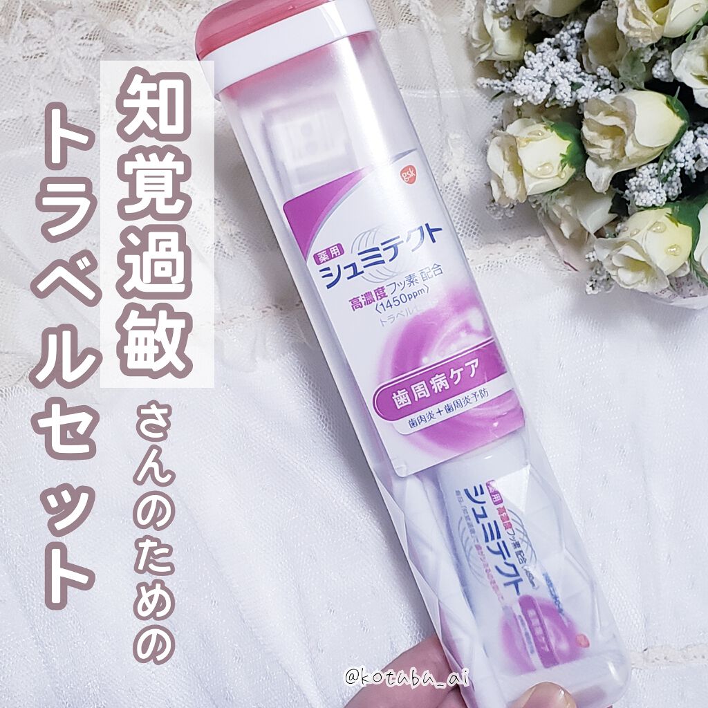 シュミテクト 歯周ケア ポータブルセット/シュミテクト/その他キットセットを使ったクチコミ（1枚目）