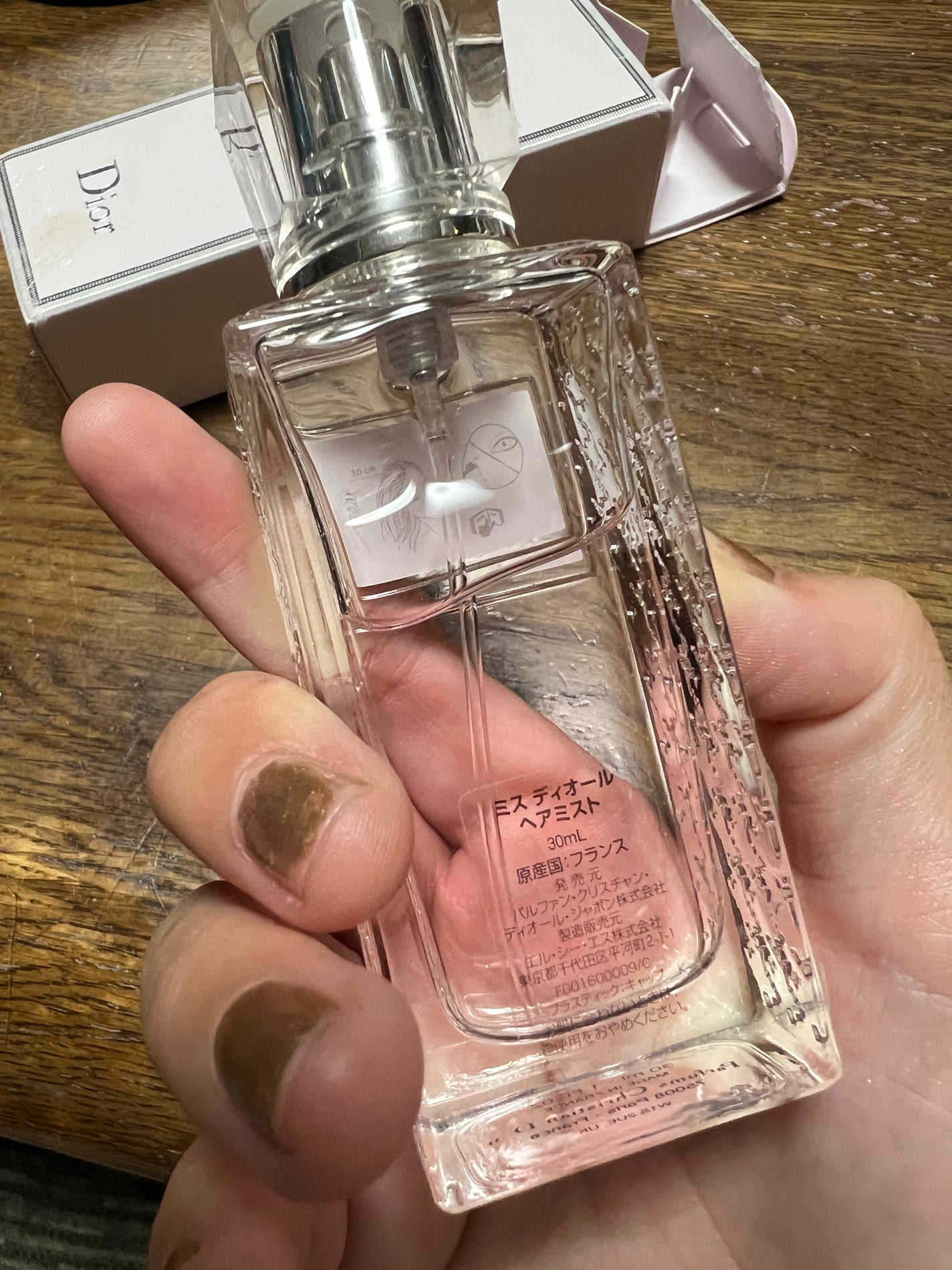 【旧】ミス ディオール ヘア ミスト/Dior/ヘアミストを使ったクチコミ(2枚目)