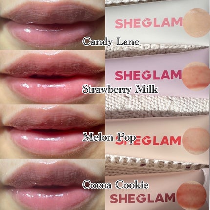 クリスタルグレイズ モイスチャライジング リップケア/SHEGLAM/口紅を使ったクチコミ(4枚目)