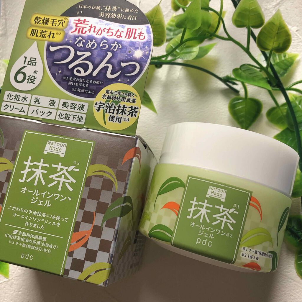 ワフードメイド 宇治抹茶オールインワンジェル/pdc/オールインワン化粧品を使ったクチコミ(1枚目)