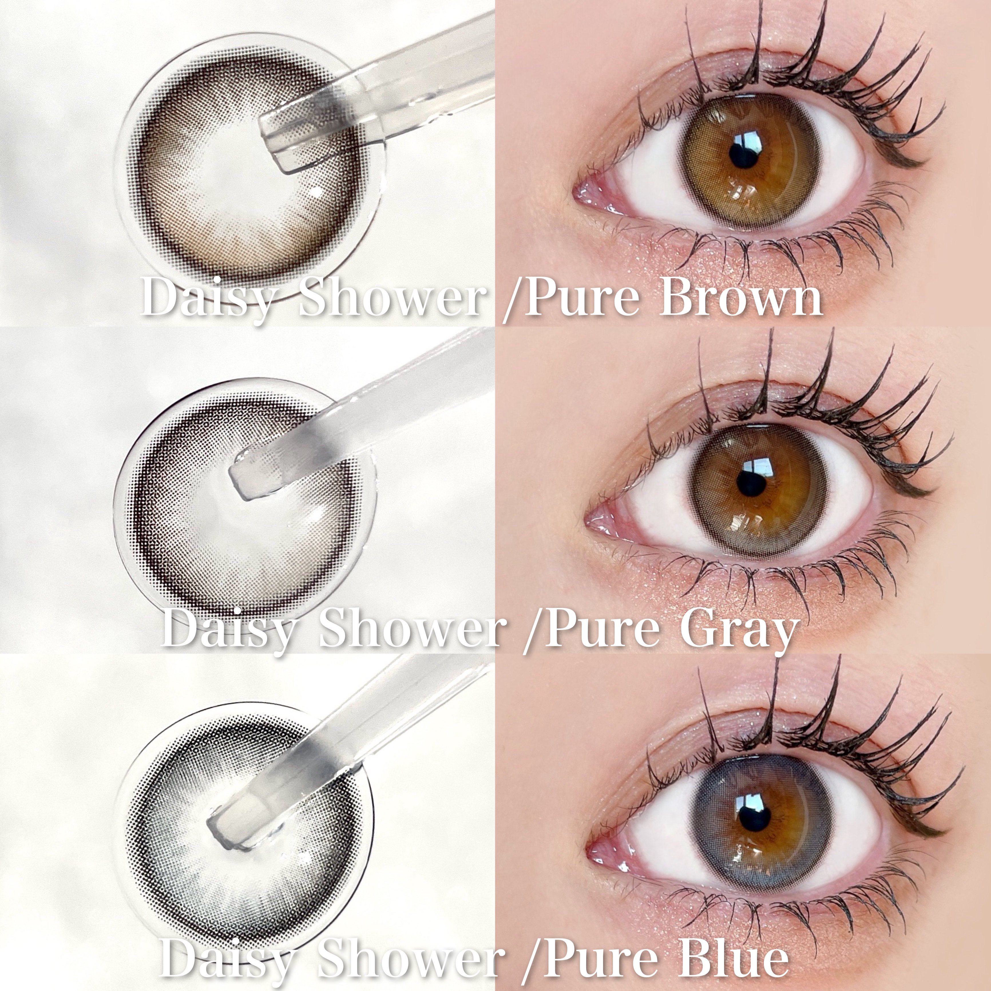 Daisy Shower 1Day/chuu LENS/ワンデー（１DAY）カラコンを使ったクチコミ（2枚目）