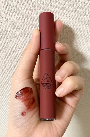 3CE VELVET LIP TINT/3CE/口紅を使ったクチコミ（2枚目）