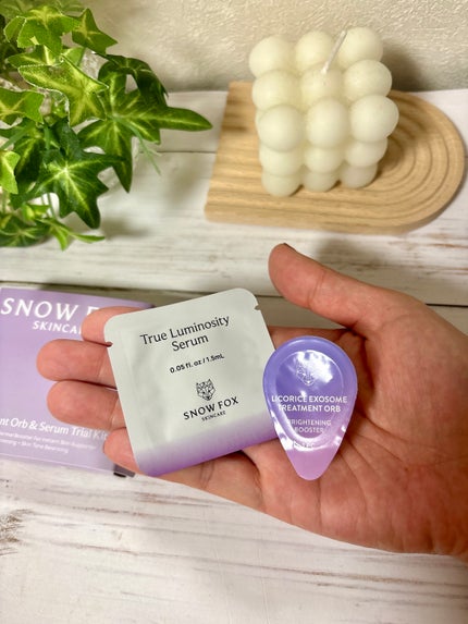 ブライトニング ブースターボール/SNOW FOX SKINCARE/美容液を使ったクチコミ(3枚目)