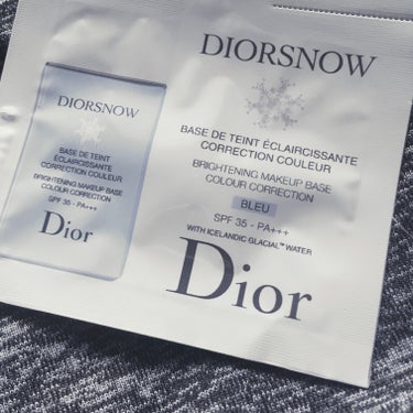 スノー メイクアップ ベース UV35 SPF35／PA+++/Dior/化粧下地を使ったクチコミ（1枚目）