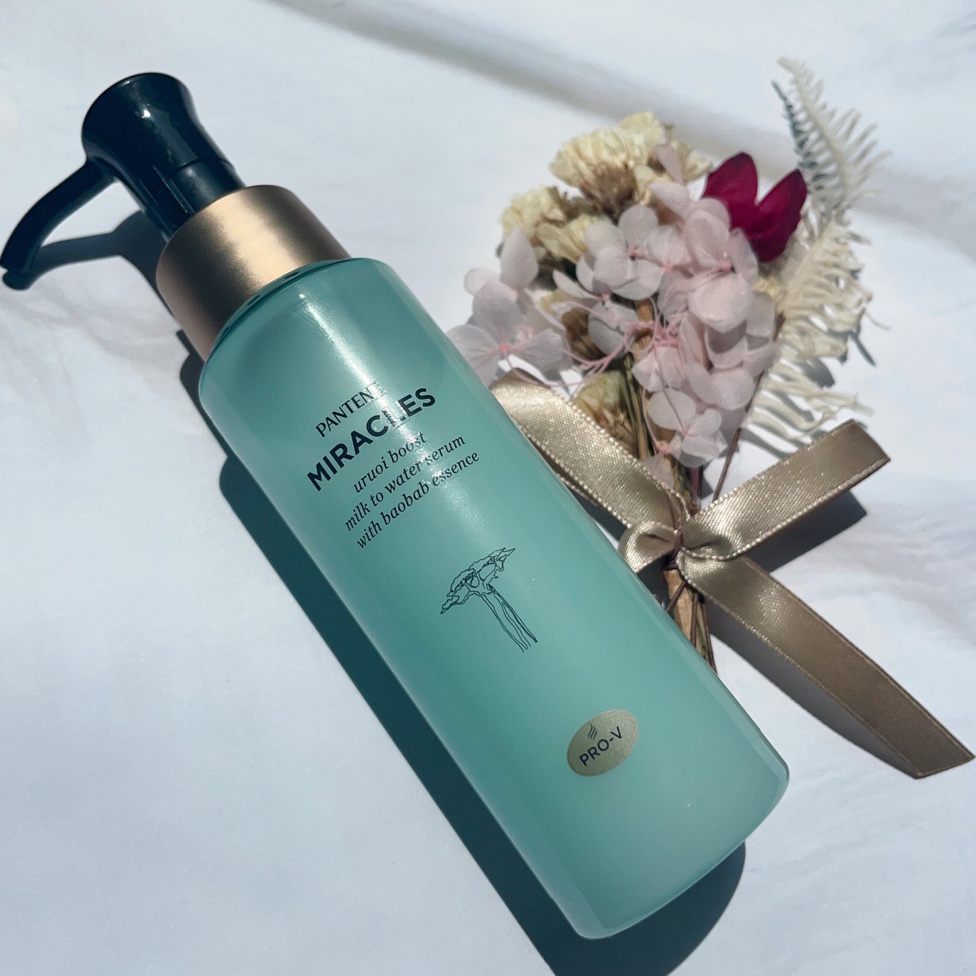 ミラクルズ うるおいブーストミルクウォーターセラム/パンテーン/アウトバストリートメントを使ったクチコミ(6枚目)