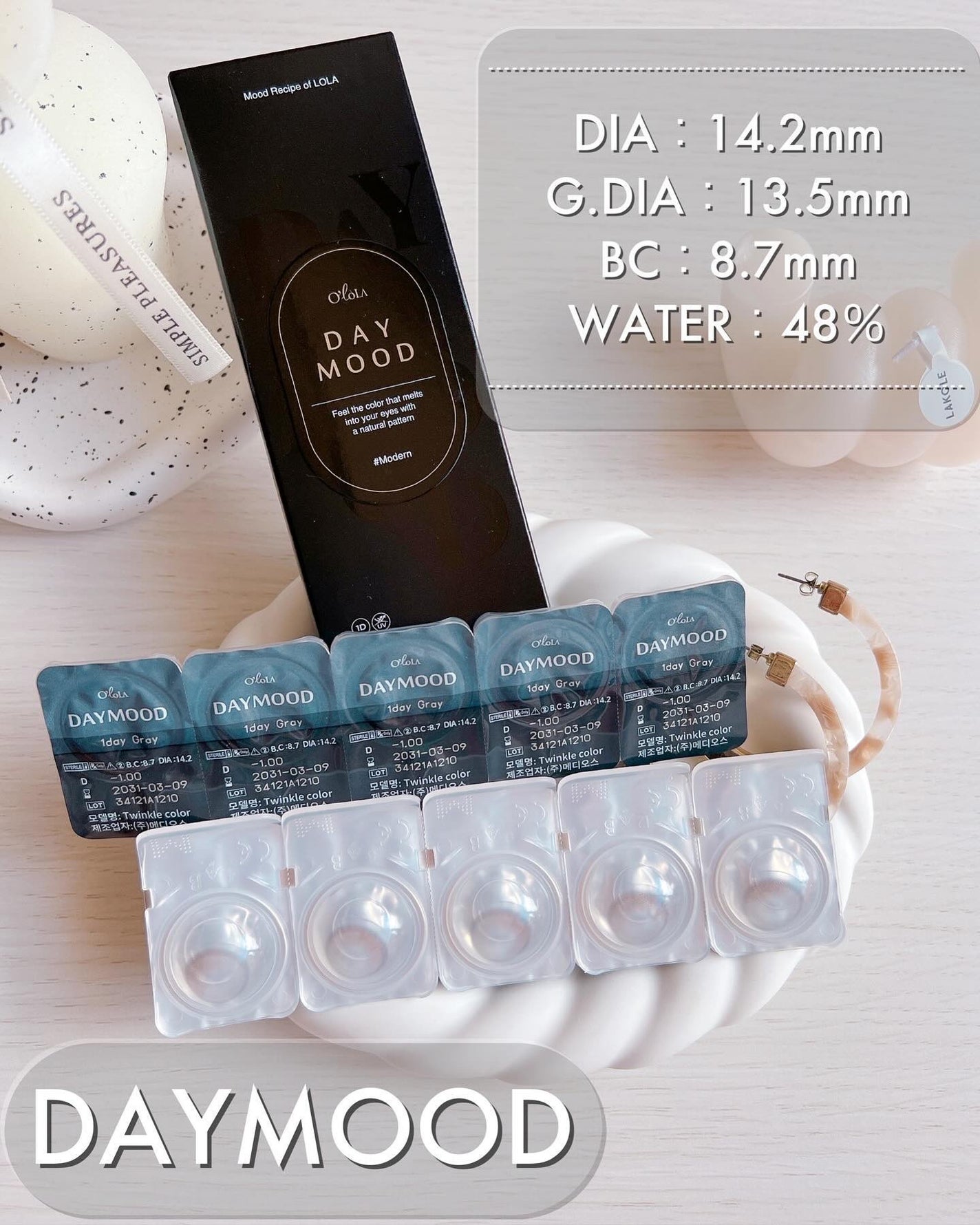 デームードワンデー(DAYMOOD 1day)/OLOLA/ワンデー(1DAY)カラコンを使ったクチコミ(2枚目)