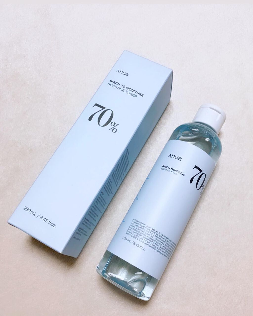 シラカバ 70% 水分ブースティングトナー/Anua/化粧水を使ったクチコミ（1枚目）