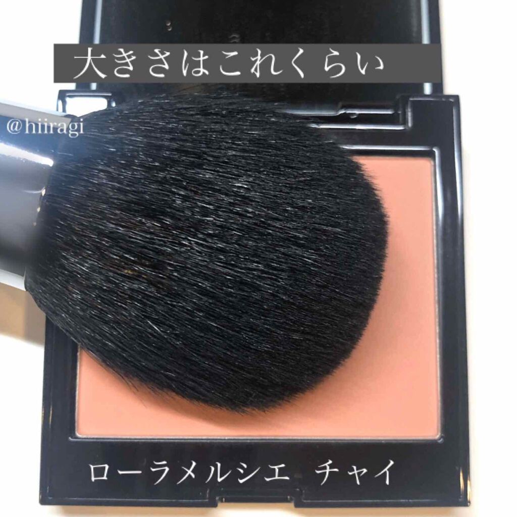 パウダー/チークブラシ /竹宝堂/メイクブラシを使ったクチコミ(3枚目)