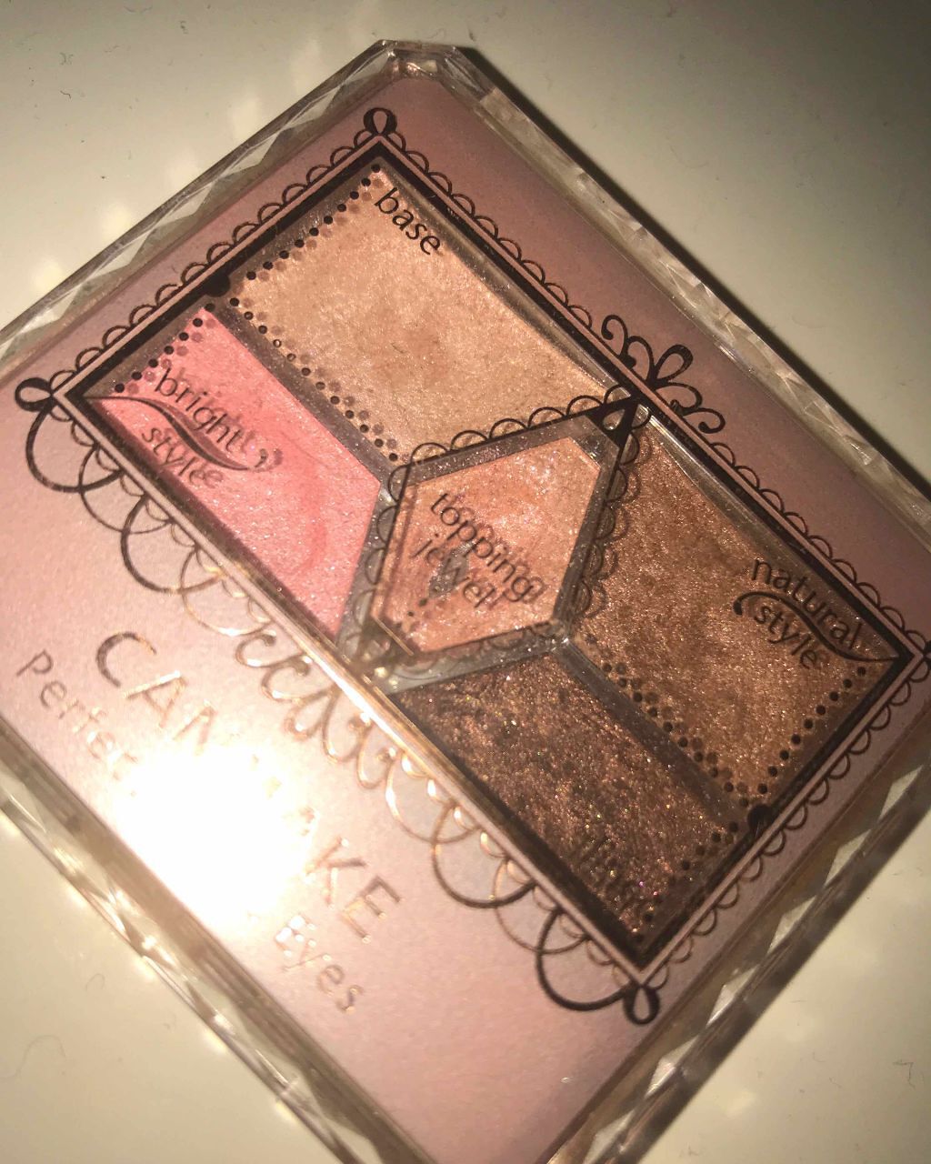 【旧品】パーフェクトスタイリストアイズ/キャンメイク/アイシャドウパレットを使ったクチコミ(2枚目)