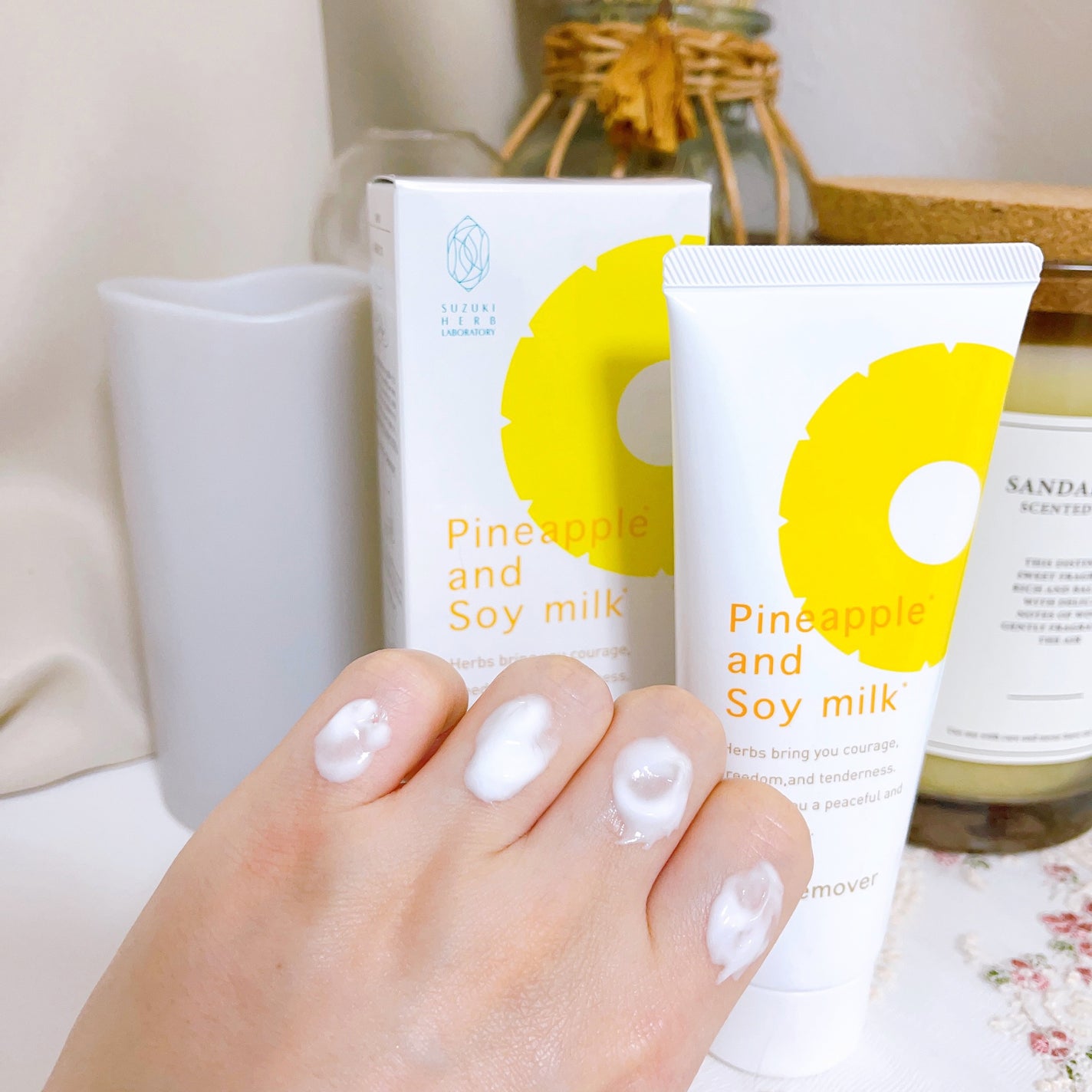 パイナップル豆乳除毛クリーム/鈴木ハーブ研究所/除毛クリームを使ったクチコミ(3枚目)