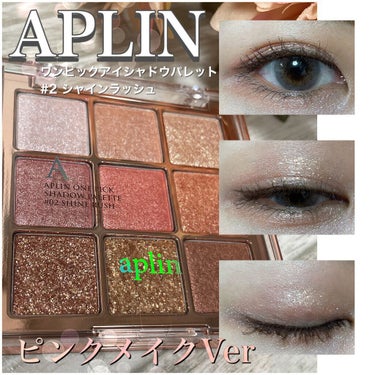 ワンピックアイシャドウパレット/APLIN/パウダーアイシャドウを使ったクチコミ（1枚目）