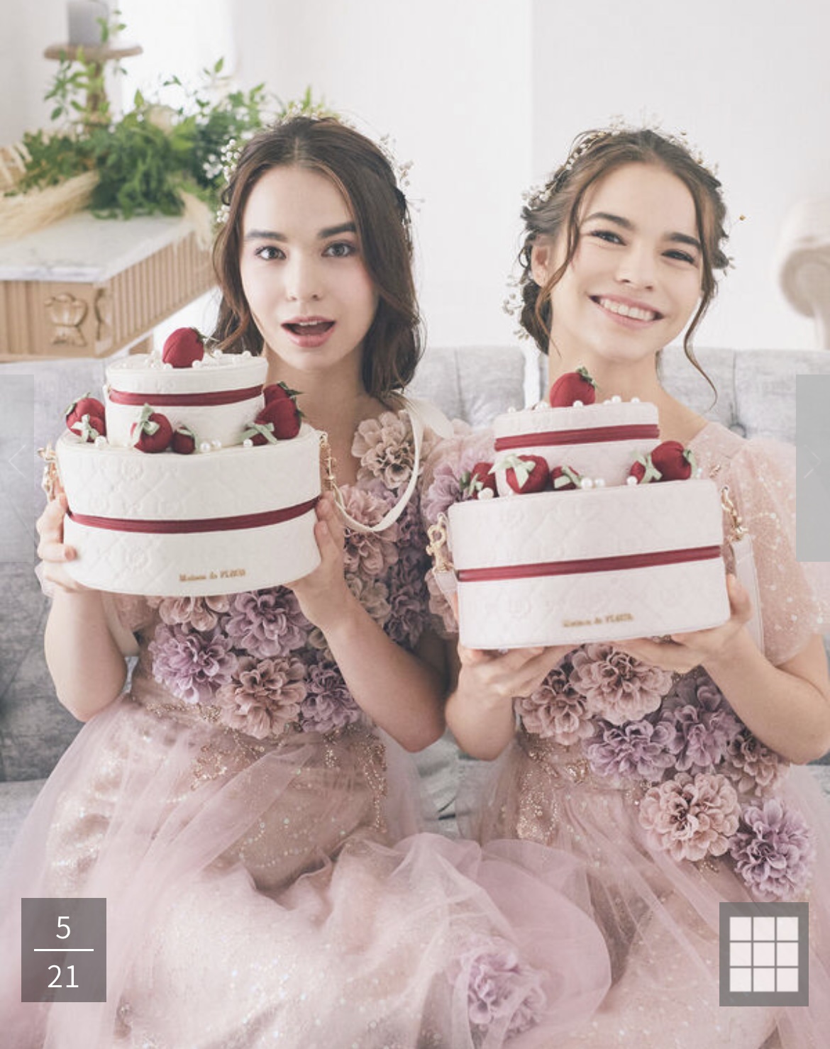 10eme anniversaire Bag/Maison de FLEUR/化粧ポーチを使ったクチコミ（3枚目）