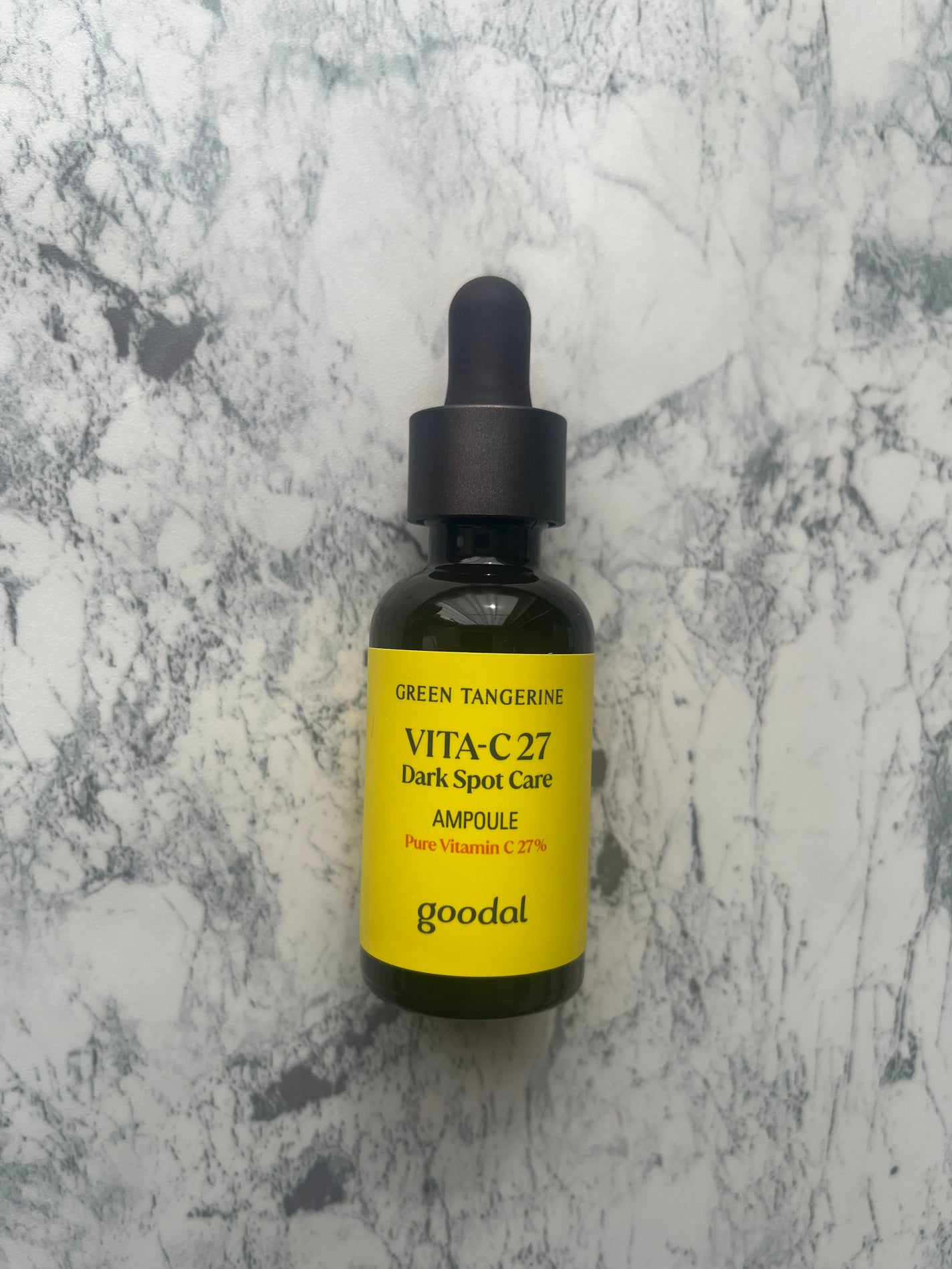 グリーンタンジェリンビタC27ダークスポットケアアンプル/goodal/美容液を使ったクチコミ(2枚目)