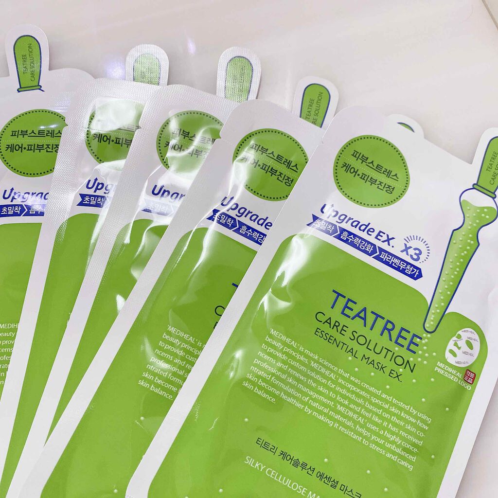 ティーツリーケアソリューション アンプルマスクJEX/MEDIHEAL/シートマスク・パックを使ったクチコミ（1枚目）
