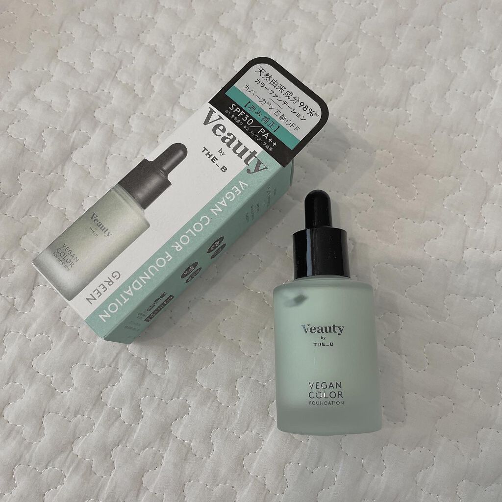 ヴィーガン カラーファンデーション/Veauty by THE_B/リキッドファンデーションを使ったクチコミ(4枚目)