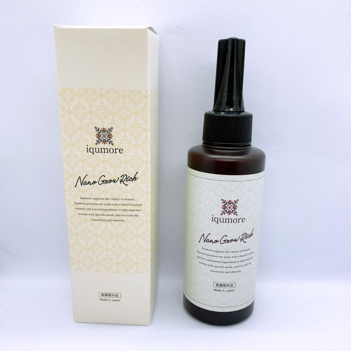 ナノグロウリッチ/iqumore/頭皮ローションを使ったクチコミ（1枚目）