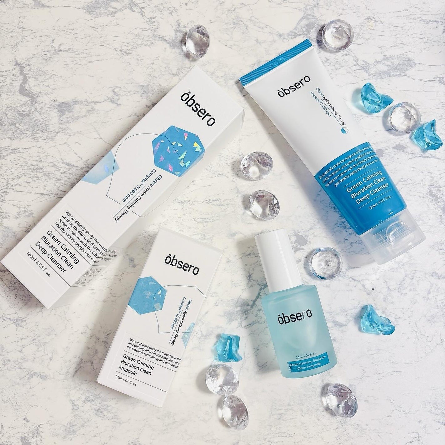 グリーンカーミングブルーレーションクリーンアンプル/obsero/美容液を使ったクチコミ(1枚目)