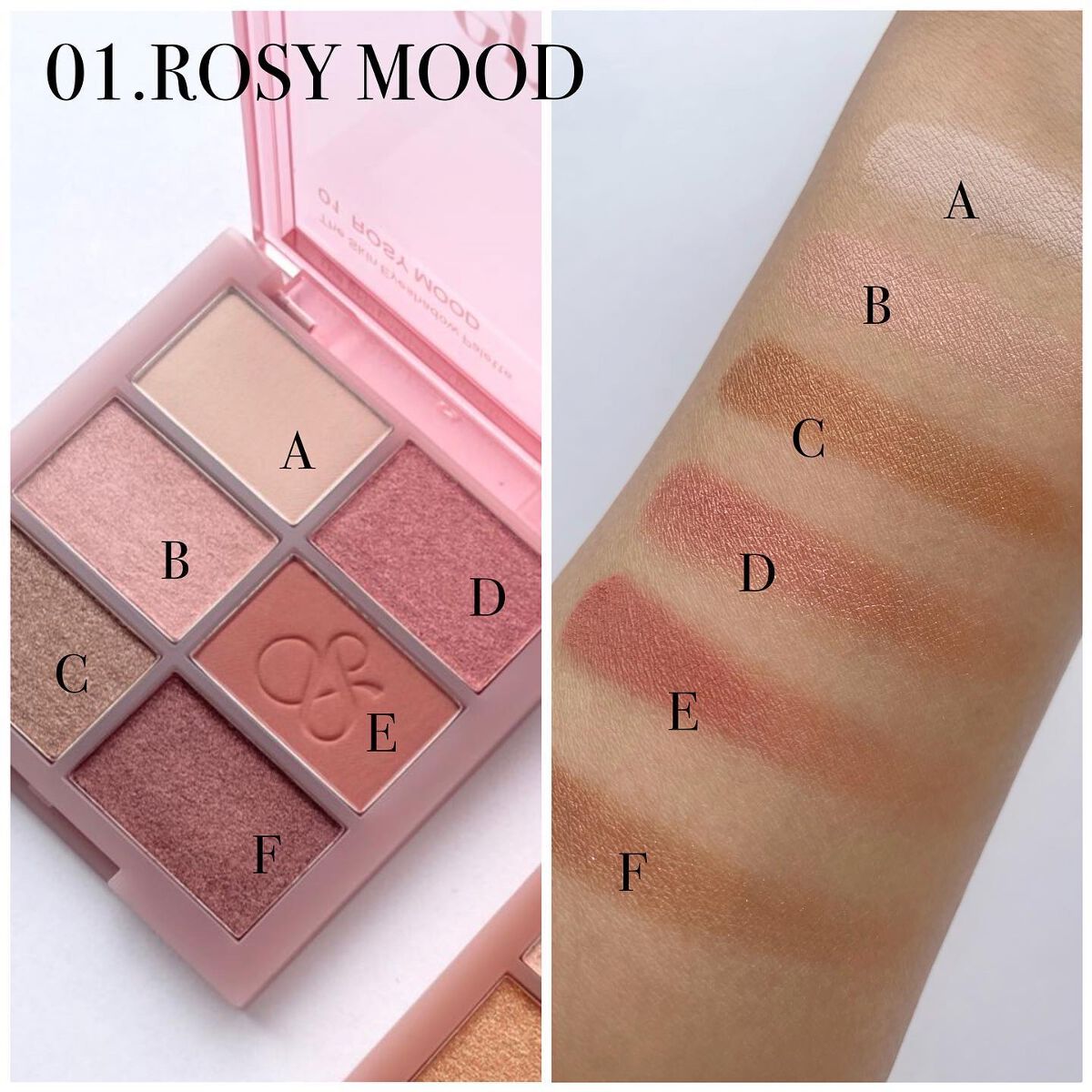 ザ スキン アイシャドウ パレット 02 AMBER MOOD/perse/アイシャドウパレットを使ったクチコミ（2枚目）