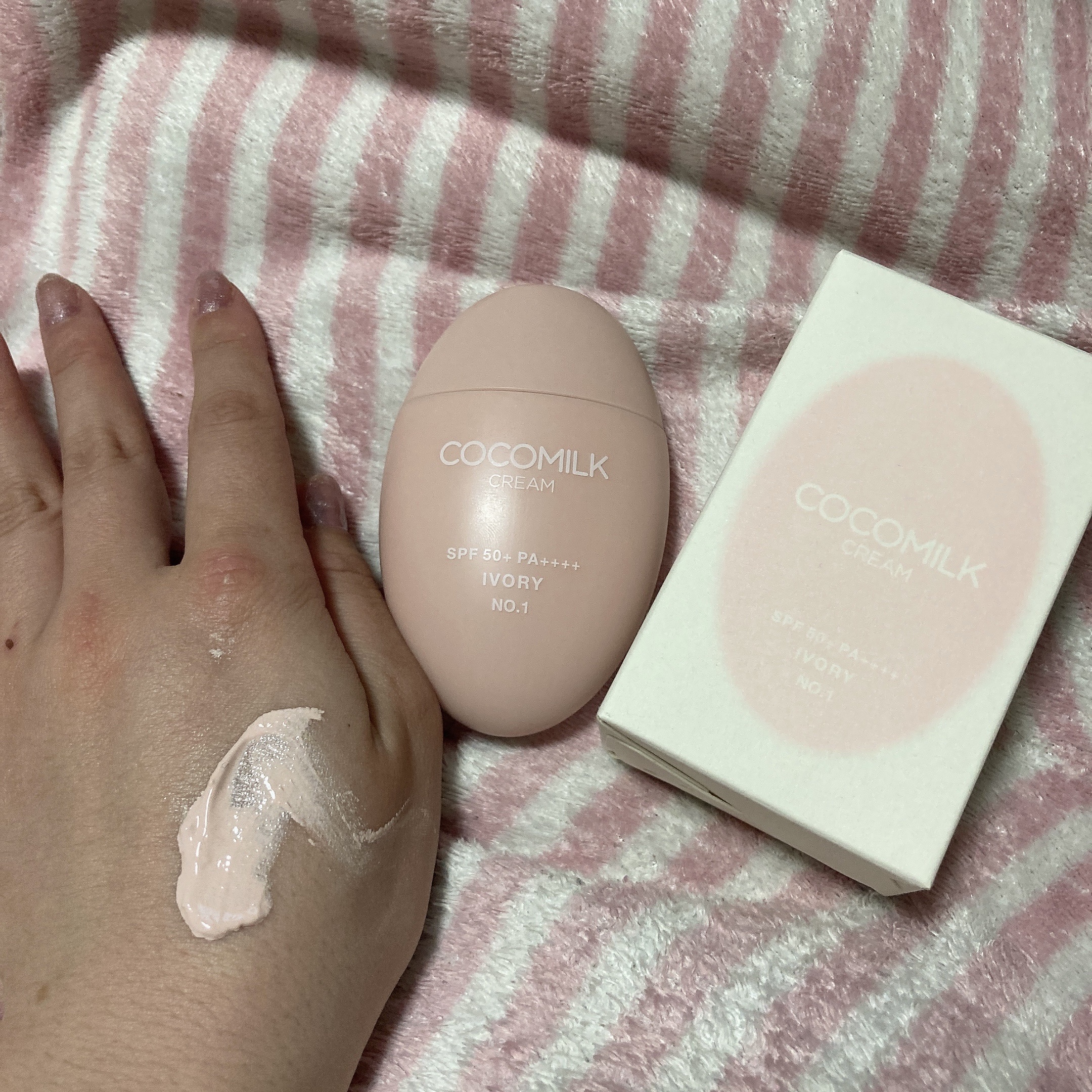 ココミルククリーム/CHOSUNGAH BEAUTY/化粧下地を使ったクチコミ（2枚目）