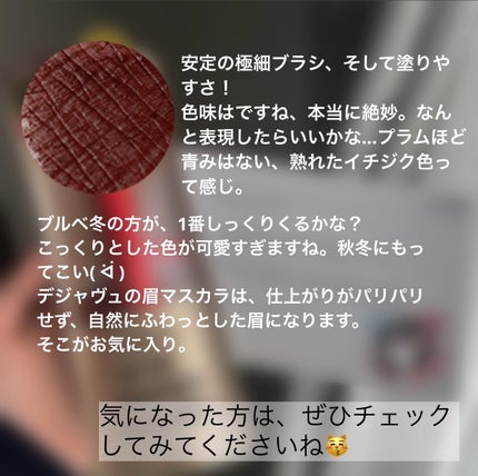 フィルム眉カラー/デジャヴュ/眉マスカラを使ったクチコミ(3枚目)