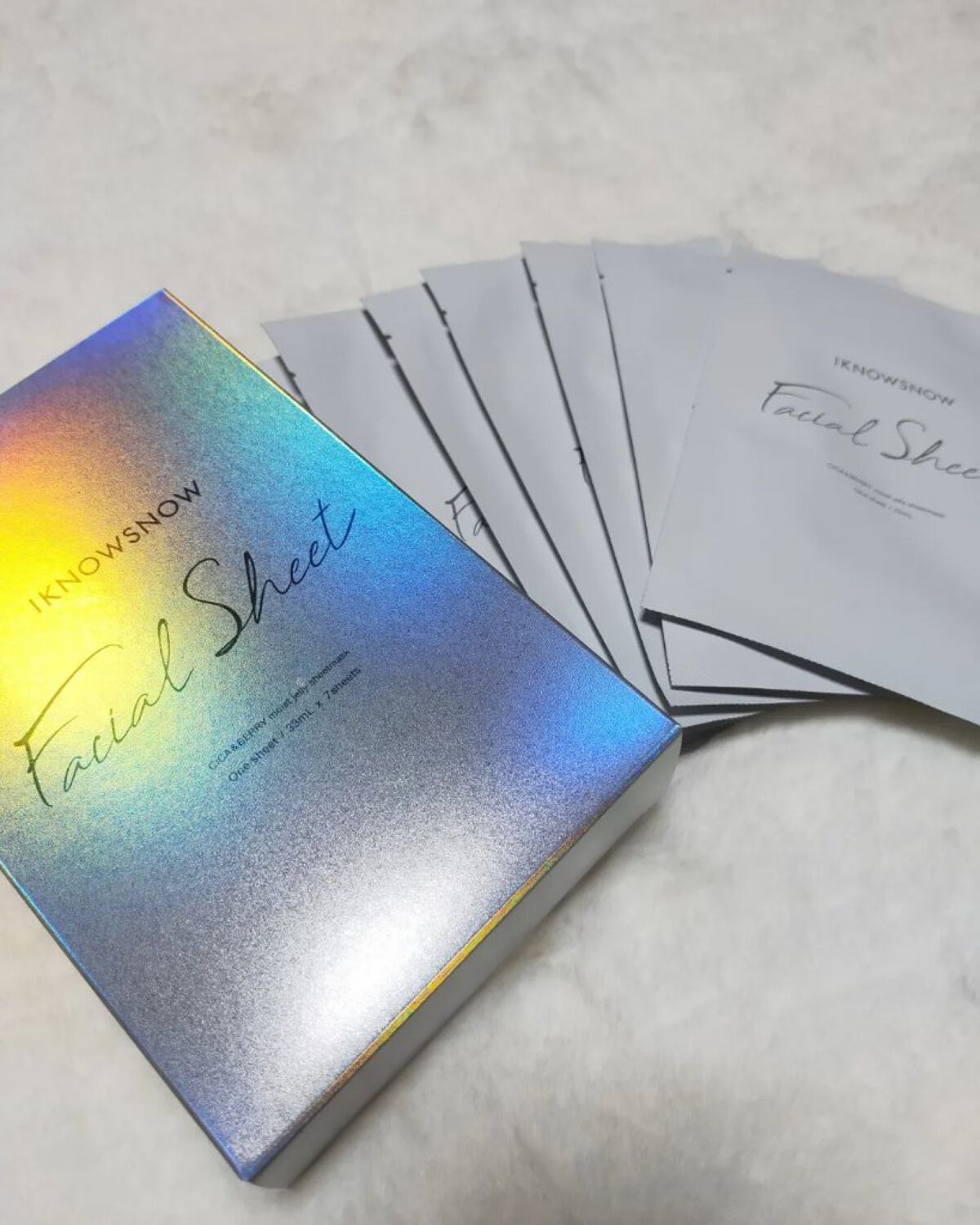 フェイシャルシート/IKNOWSNOW/シートマスク・パックを使ったクチコミ（1枚目）