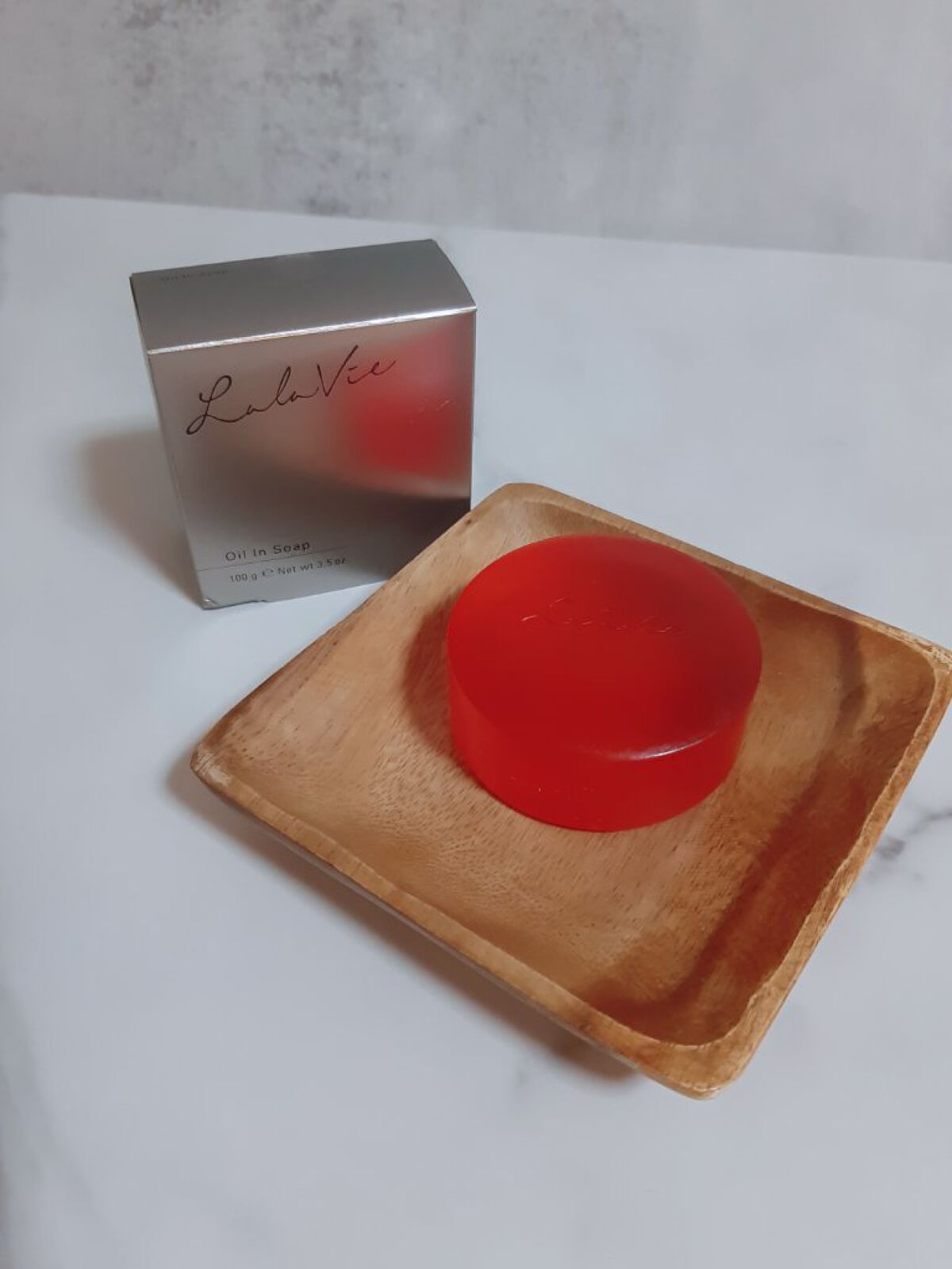オイルインソープ/Lala Vie/洗顔石鹸を使ったクチコミ（2枚目）