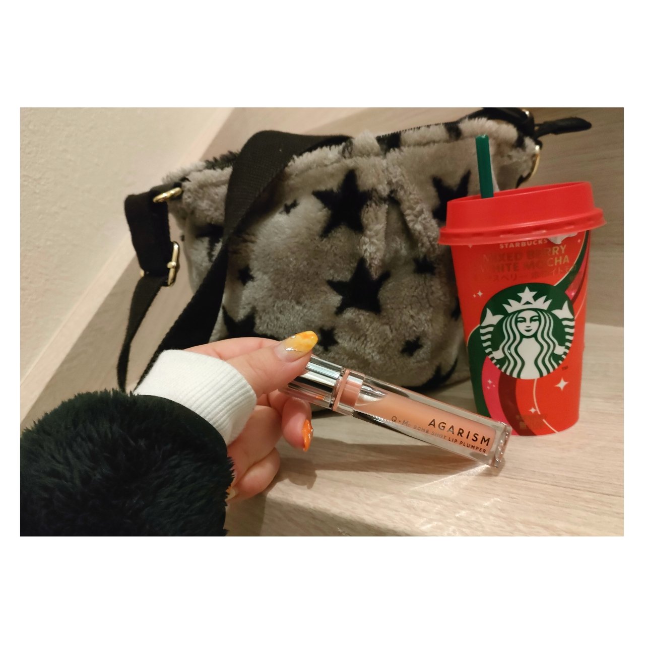 キューミ―ボムショットリッププランパー/AGARISM/リッププランパーを使ったクチコミ（1枚目）