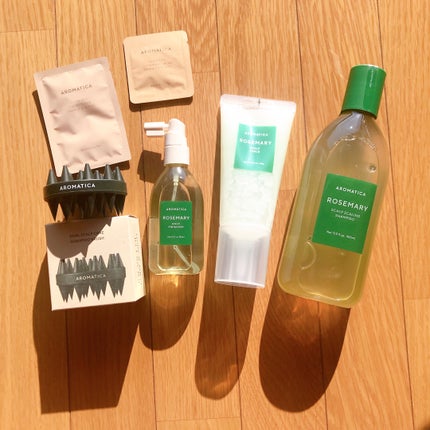 ローズマリースカルプスケーリングシャンプー/AROMATICA/市販シャンプーを使ったクチコミ(1枚目)