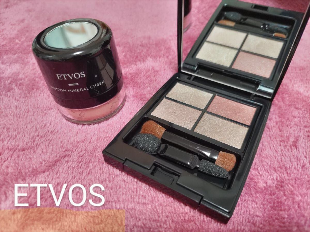 ポンポンミネラルチーク/エトヴォス/パウダーチークを使ったクチコミ(1枚目)