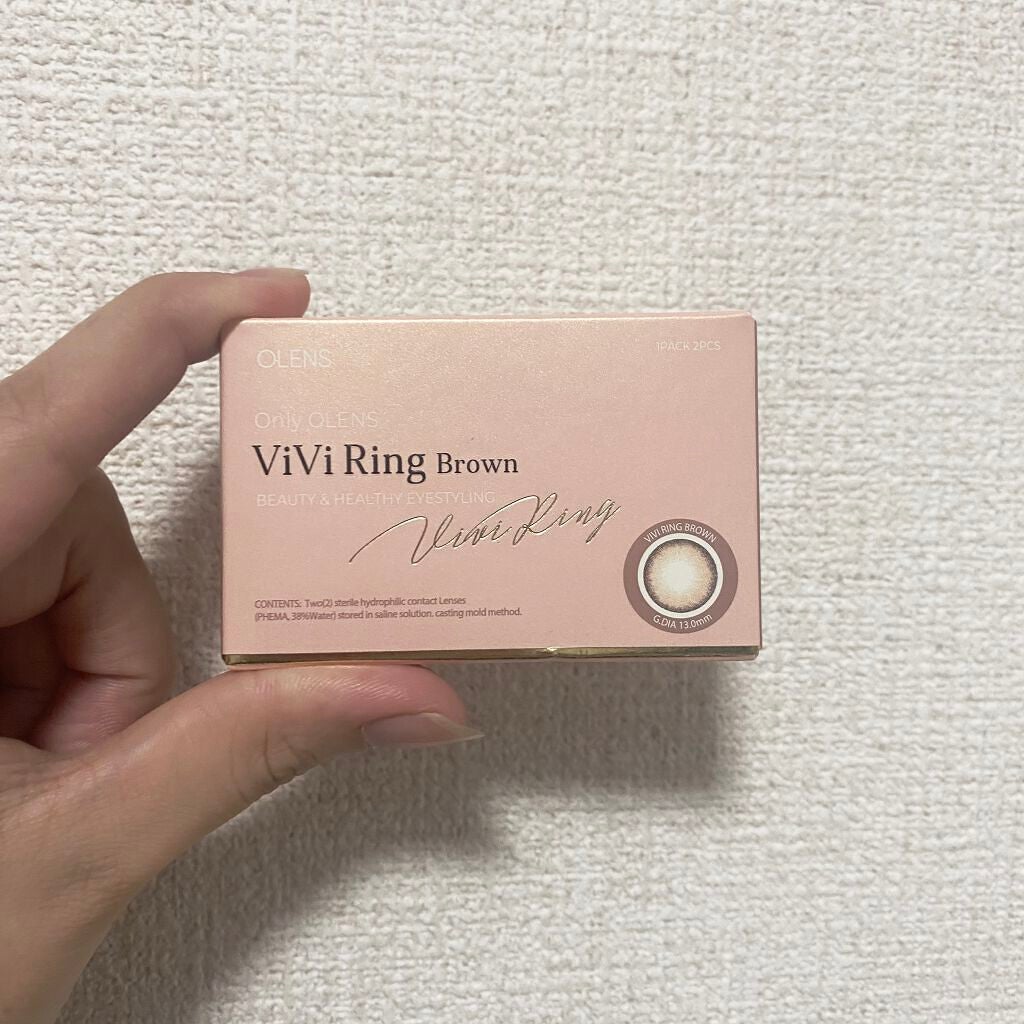 ViVi Ring 1Month/OLENS/カラーコンタクトレンズを使ったクチコミ(1枚目)