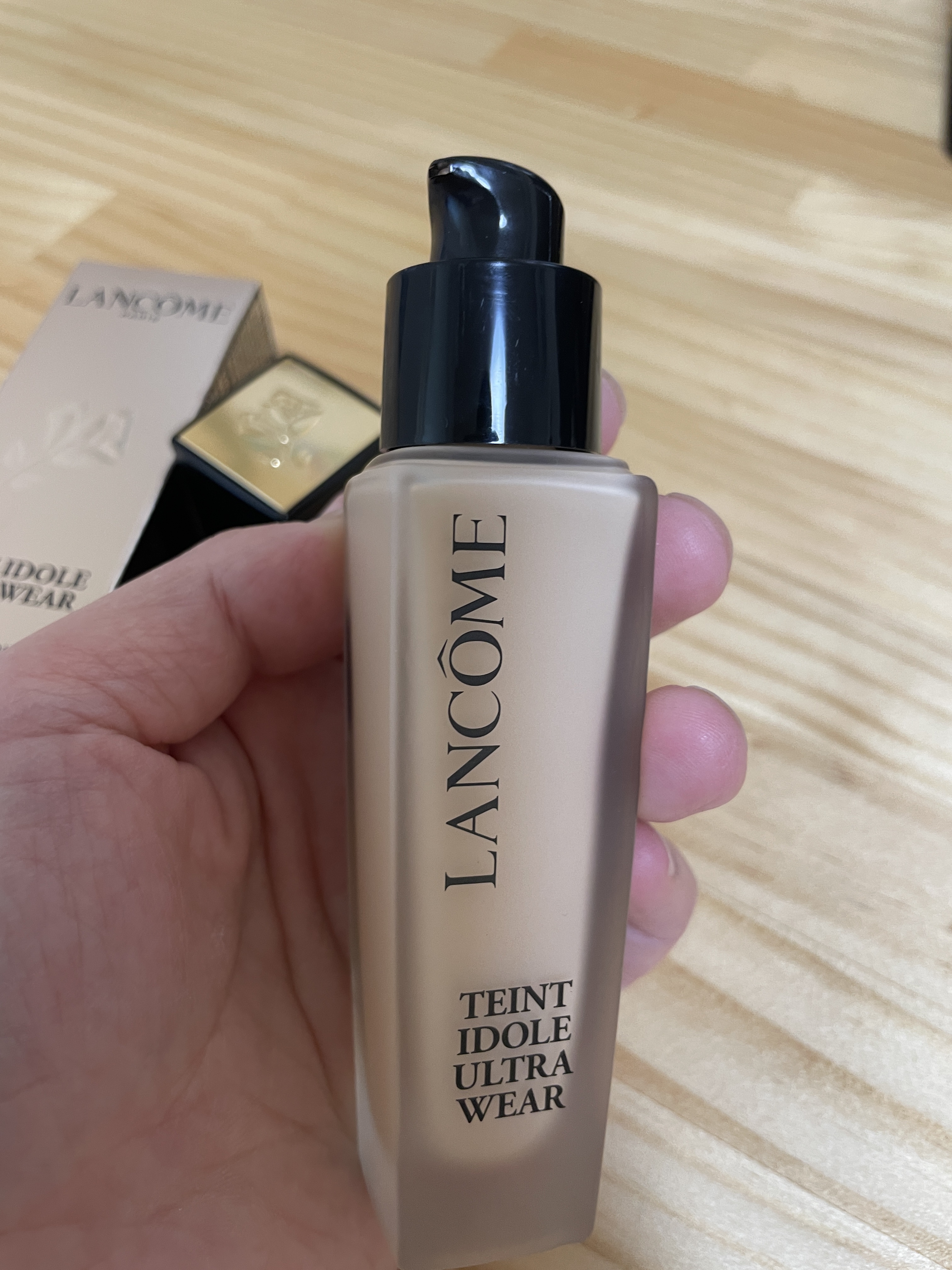 タンイドル ウルトラ ウェア リキッド P-01/LANCOME/リキッドファンデーションを使ったクチコミ（1枚目）
