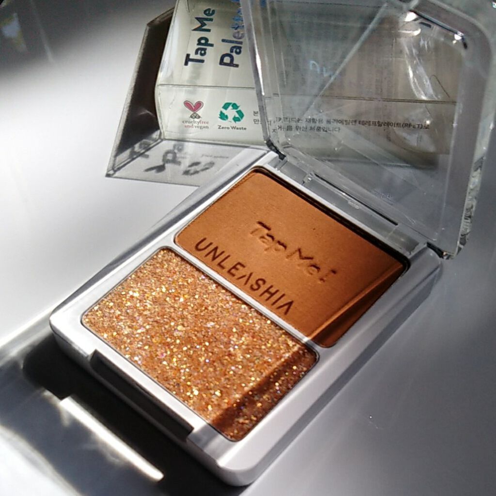 タップミー パレットデュオ/unleashia/アイシャドウパレットを使ったクチコミ(2枚目)