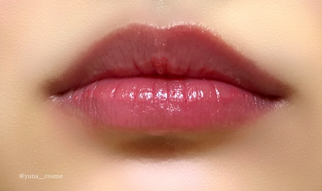 ルージュ ヴォリュプテ シャイン No.153 ロゼ ダンテル/YVES SAINT LAURENT BEAUTE/口紅を使ったクチコミ（2枚目）