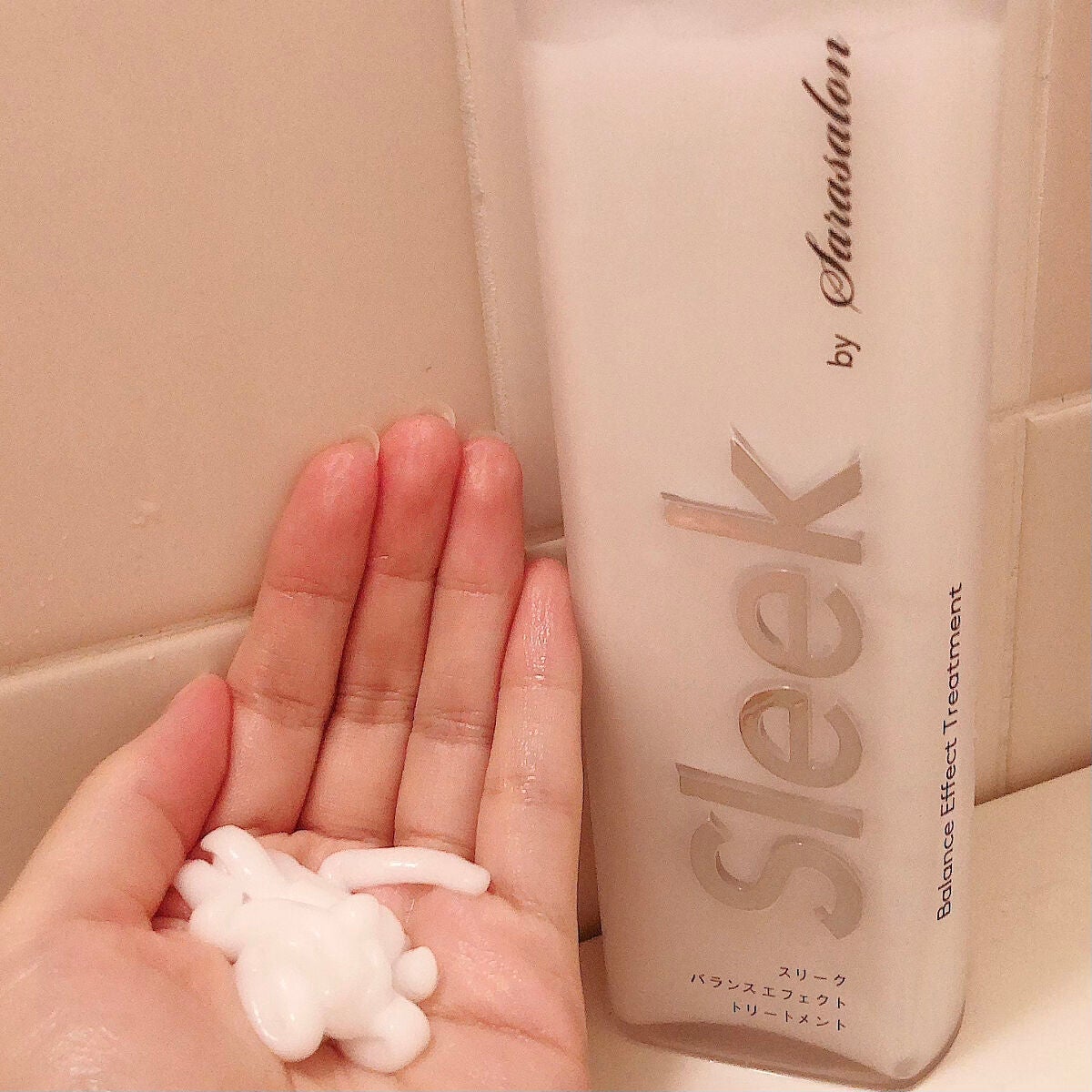 バランスエフェクトシャンプー/トリートメント/スリーク by サラサロン/市販シャンプーを使ったクチコミ(4枚目)