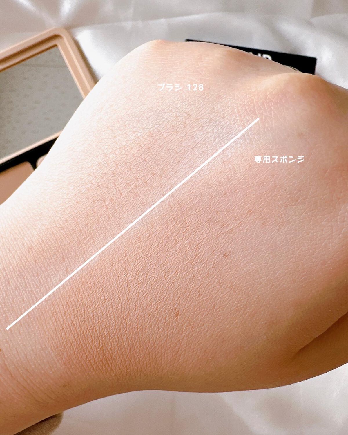 プレシジョンパウダーブラシ 128/MAKE UP FOR EVER/メイクブラシを使ったクチコミ(8枚目)