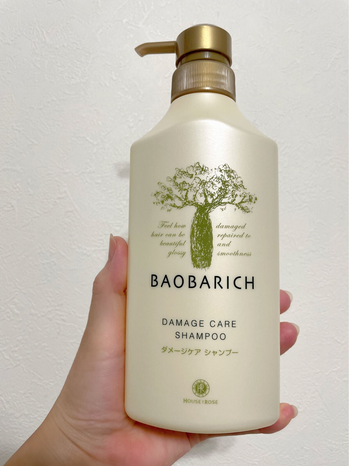 バオバリッチ ダメージケア シャンプー/トリートメント/ハウス オブ ローゼ/市販シャンプーを使ったクチコミ(1枚目)