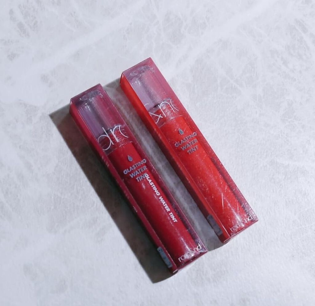 グラスティングウォーターティント/rom&nd/リップティントを使ったクチコミ(1枚目)