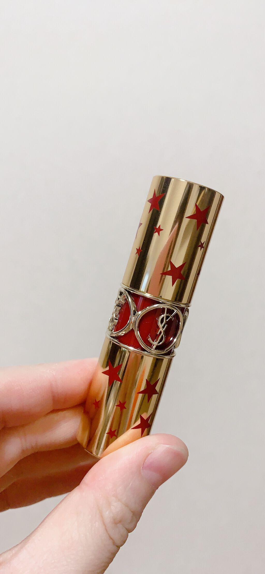 ルージュ ヴォリュプテ シャイン/YVES SAINT LAURENT BEAUTE/口紅を使ったクチコミ(2枚目)