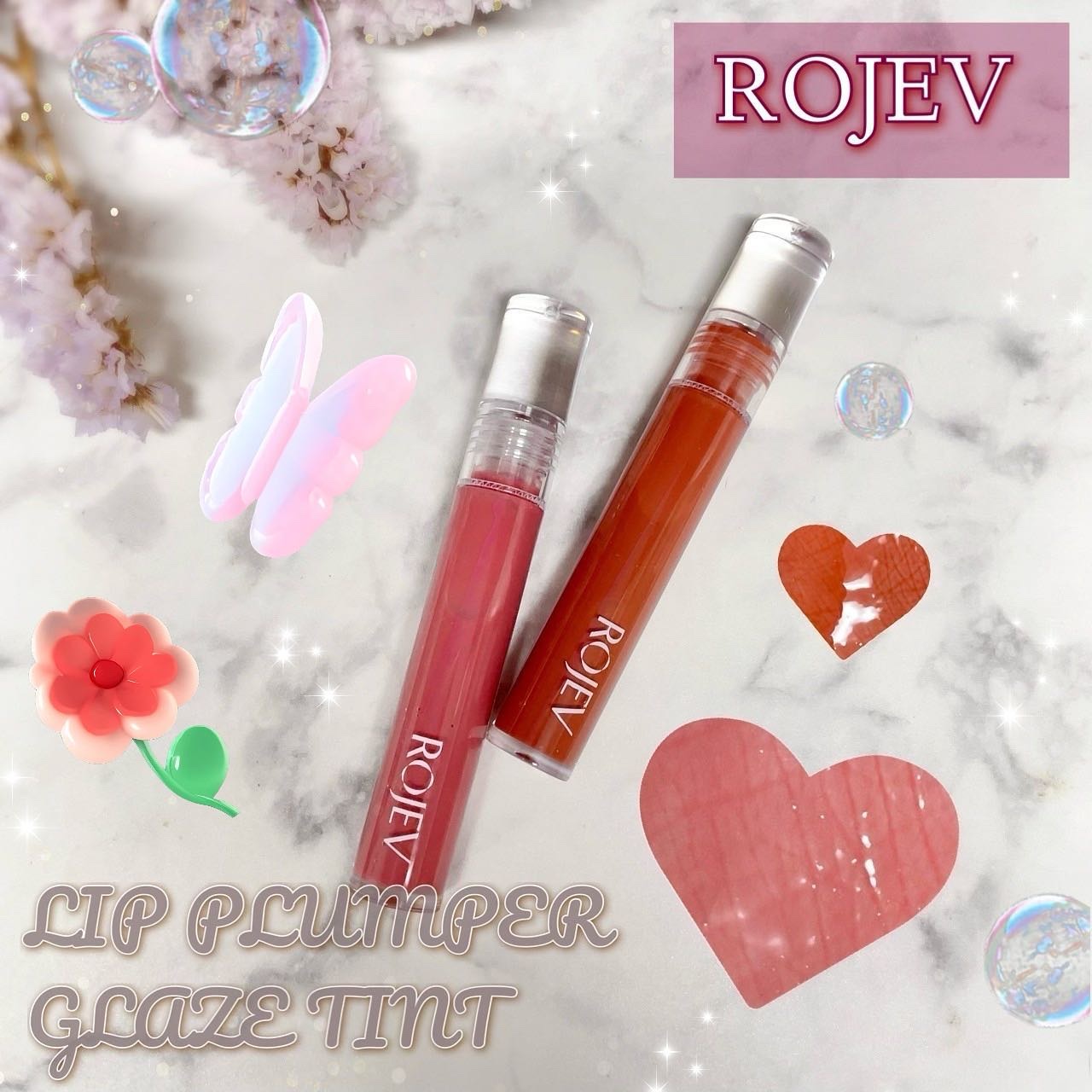 LIP PLUMPER GLAZE TINT/ROJEV/口紅を使ったクチコミ（1枚目）