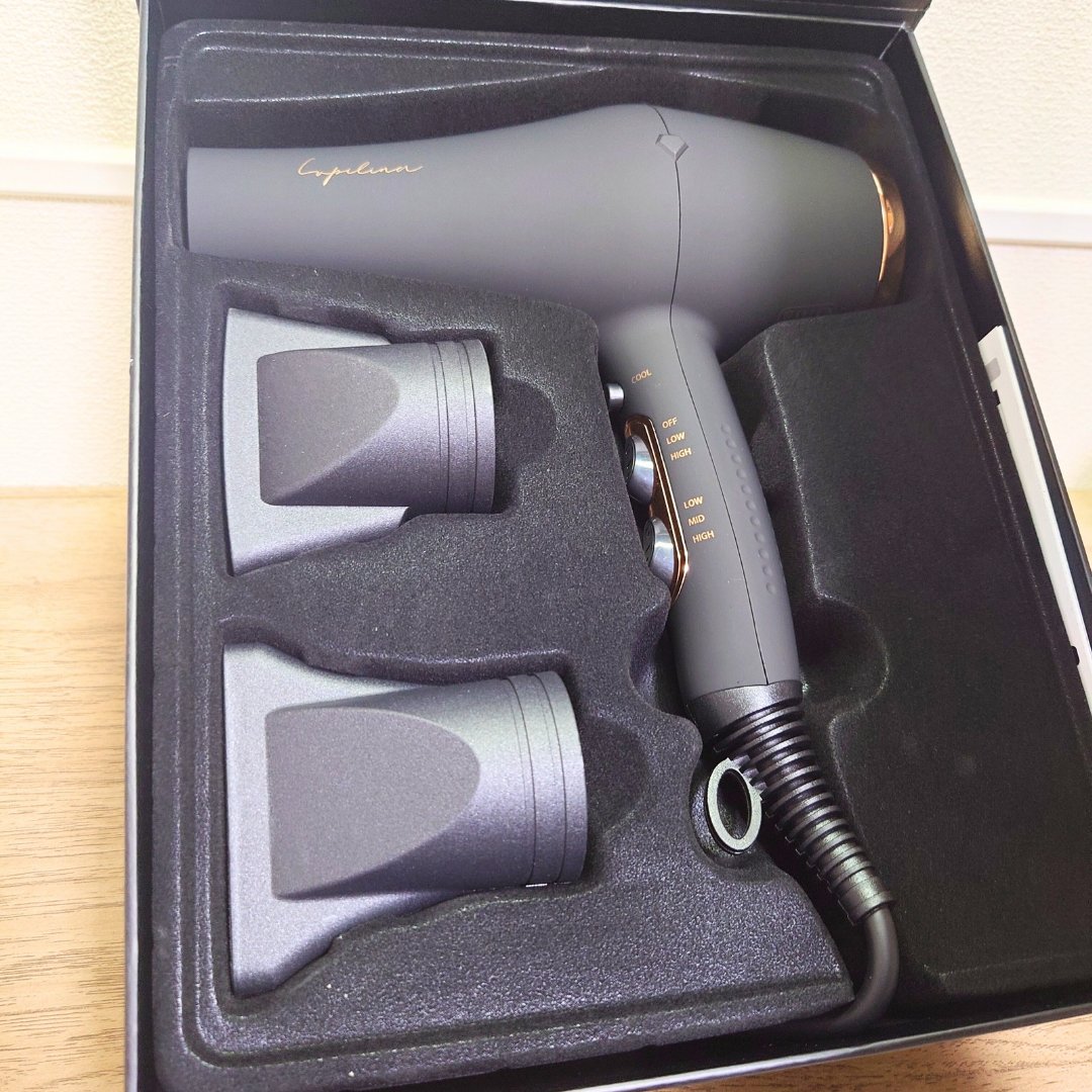 ルピルーナ 折りたたみ式遠赤外線マイナスイオンドライヤー Lupilina