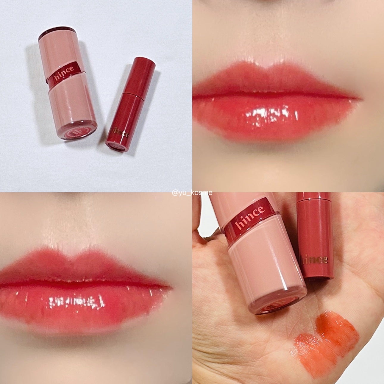 ムードインハンサーウォーターリキッドグロウ/hince/口紅を使ったクチコミ(8枚目)