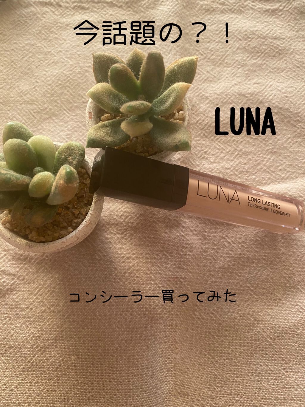 ロングラスティングチップコンシーラー/LUNA/リキッドコンシーラーを使ったクチコミ(1枚目)