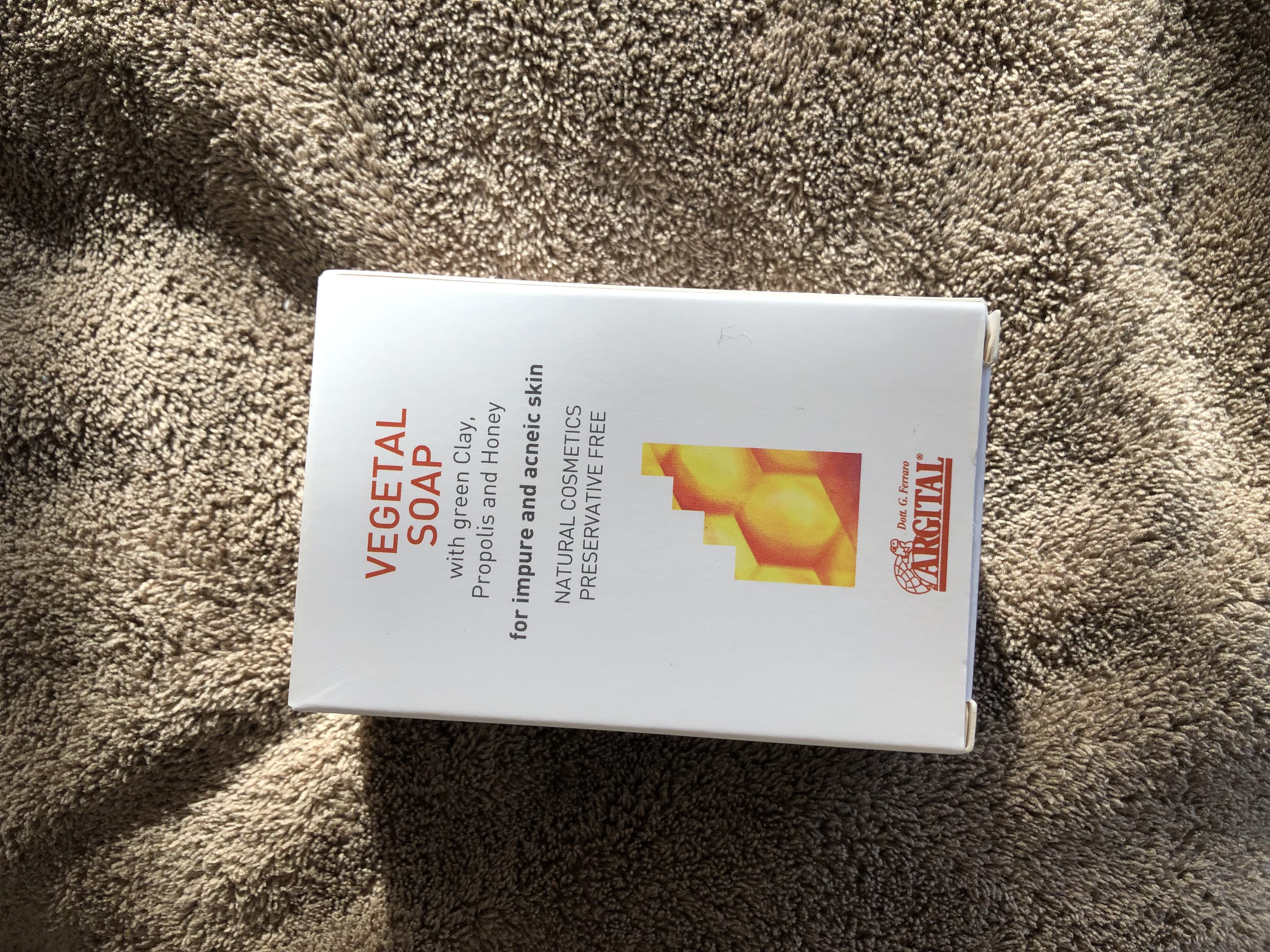 ヴェジタルソープ(プロポリス＆ピュアハニー)/ARGITAL/ボディ石鹸を使ったクチコミ（1枚目）