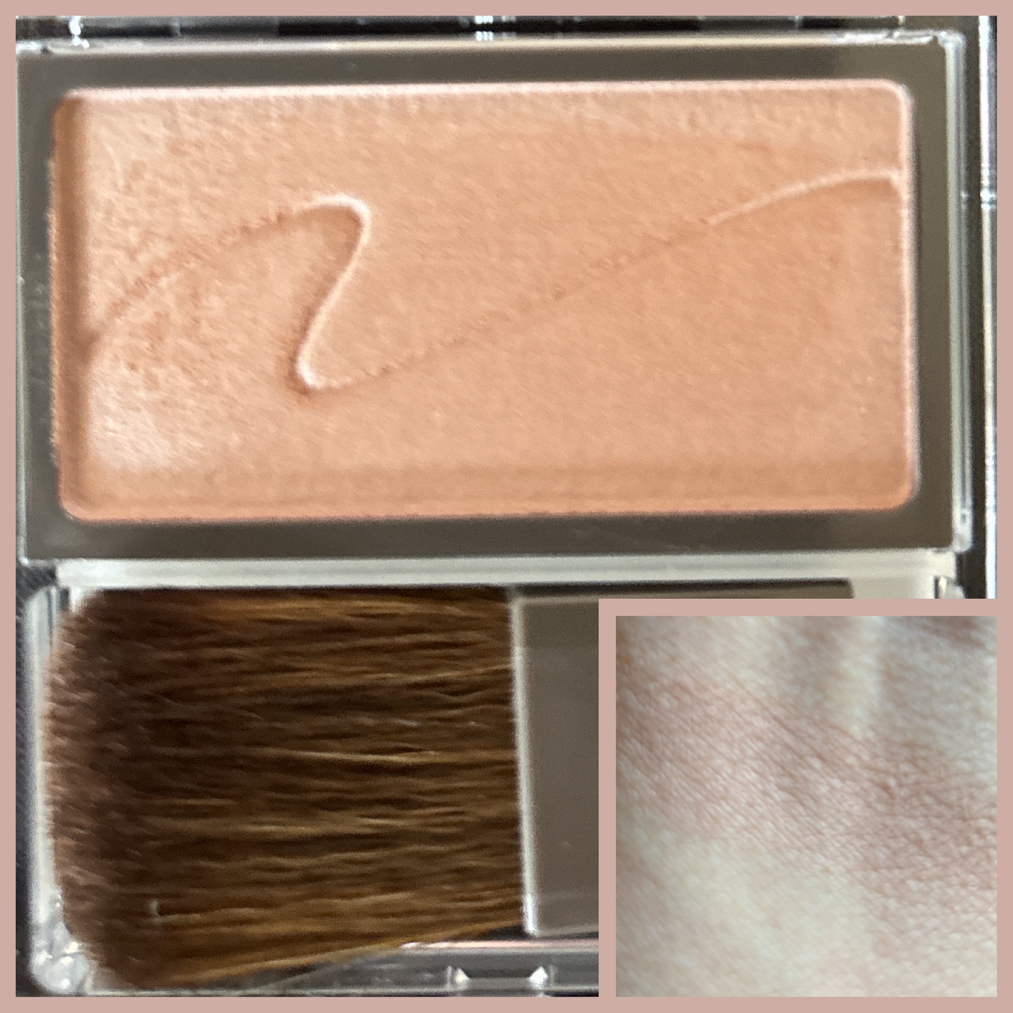 チークブラッシュ/CEZANNE/パウダーチークを使ったクチコミ（3枚目）