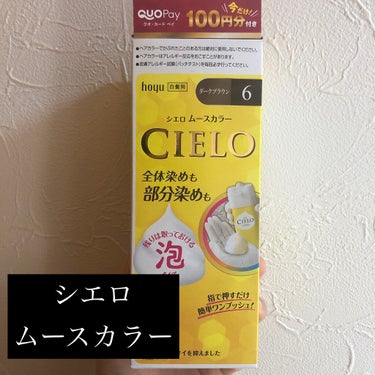 ムースカラー/CIELO/ヘアカラーを使ったクチコミ（1枚目）