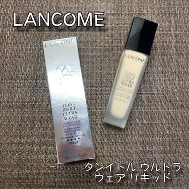 タンイドル ウルトラ ウェア リキッド/LANCOME/リキッドファンデーションを使ったクチコミ（1枚目）