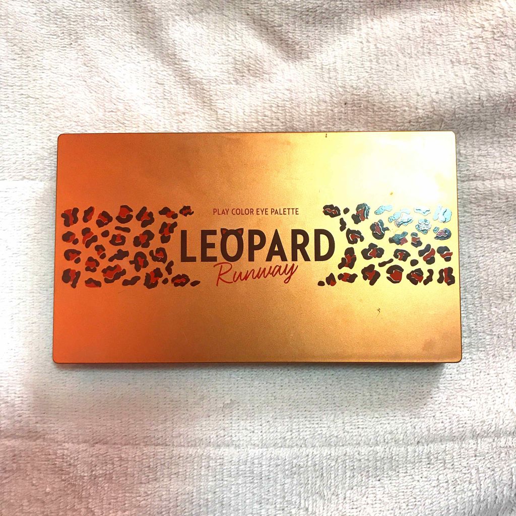 プレイカラーアイパレット レオパードランウェイ/ETUDE/アイシャドウパレットを使ったクチコミ（1枚目）